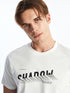 LC Waikiki Crew Neck Short Sleeve Printed Combed Cotton Men's T-shirt